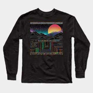 Psychedelic Apocalypse Eclipse Dreams 183 Long Sleeve T-Shirt